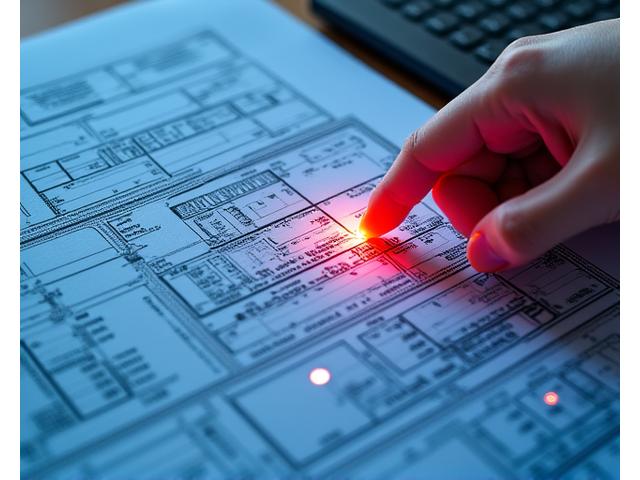 Architectural blueprints overlaid with a a commercial outdoor kitchen design and safety regulations